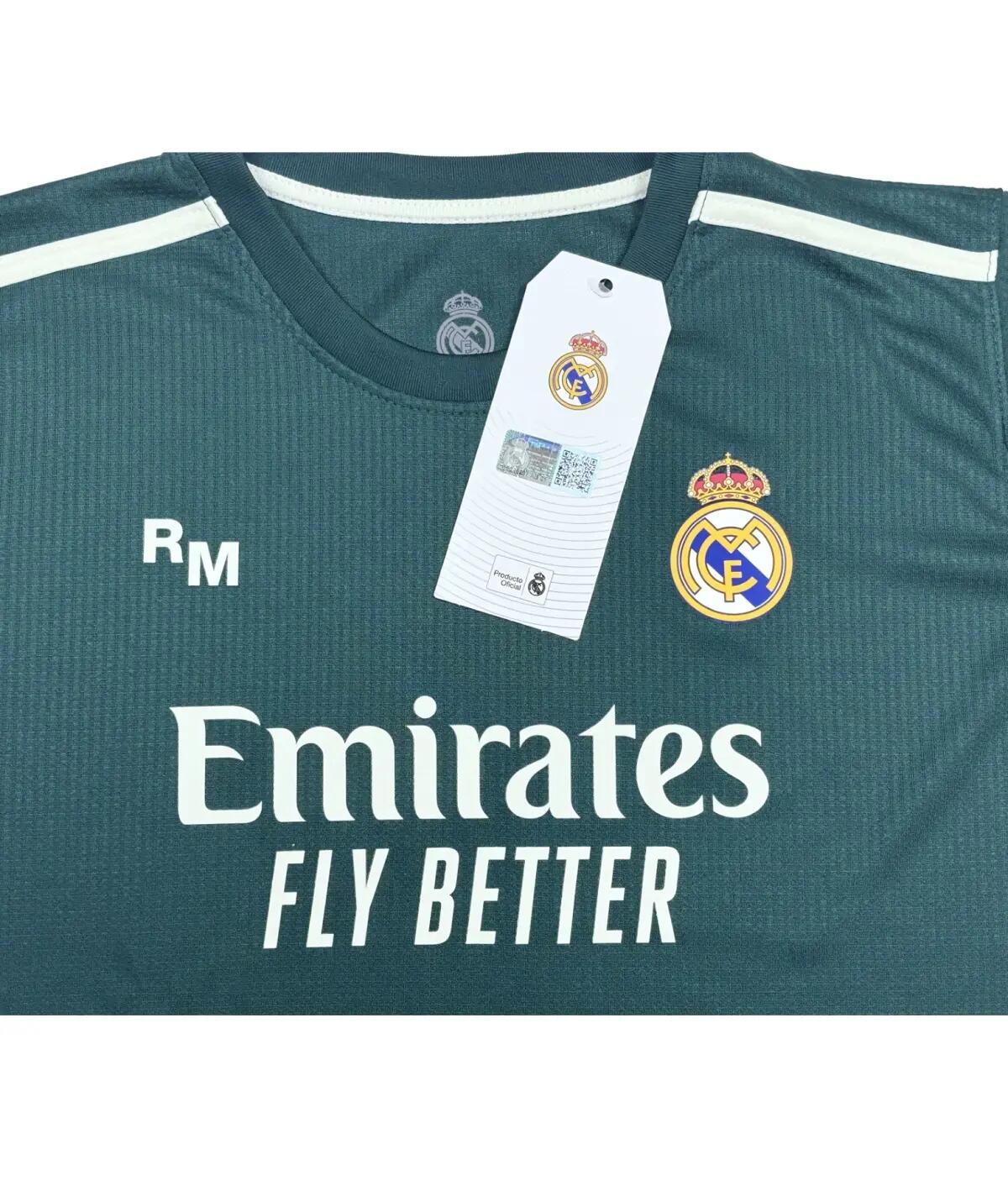 Camiseta Adulto  Réplica Oficial 2ª Equipación Real Madrid Bellingham 4/8