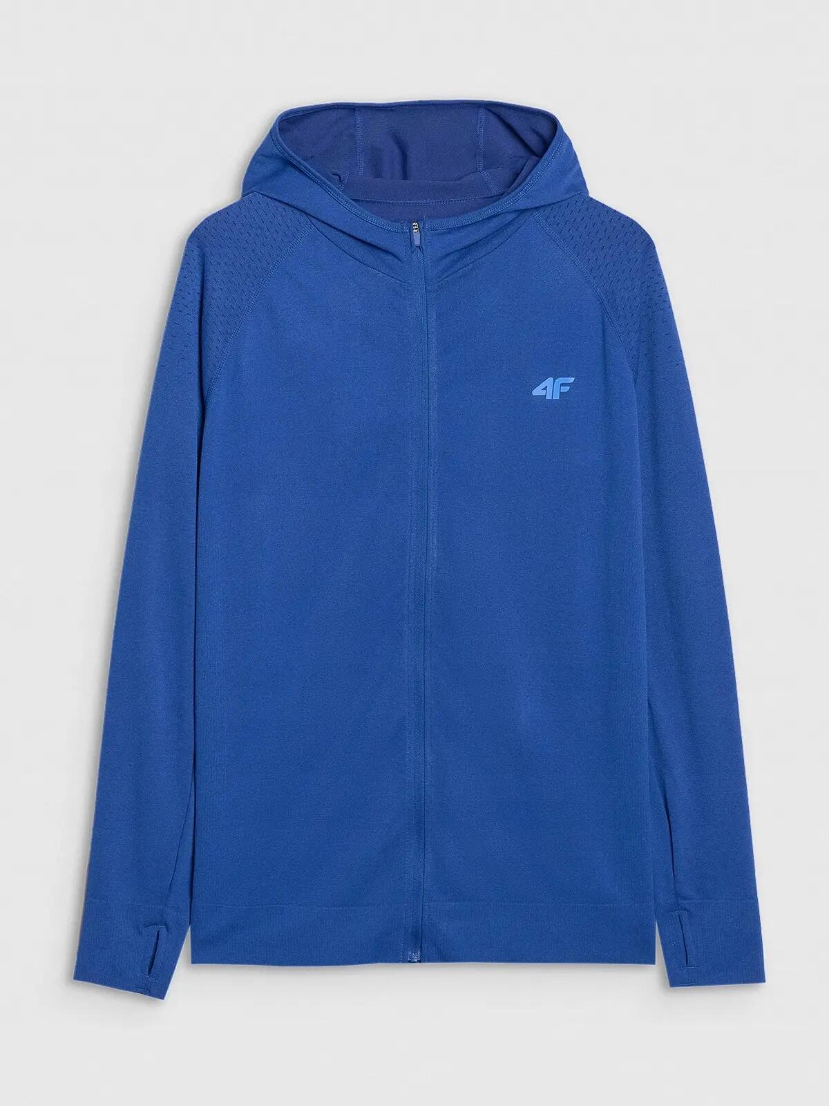 BLUZA MĘSKA 4F TRENINGOWA SZYBKOSCHNĄCA DO BIEGANIA L/XL M544 KOLOR NIEBIESKI 7/9