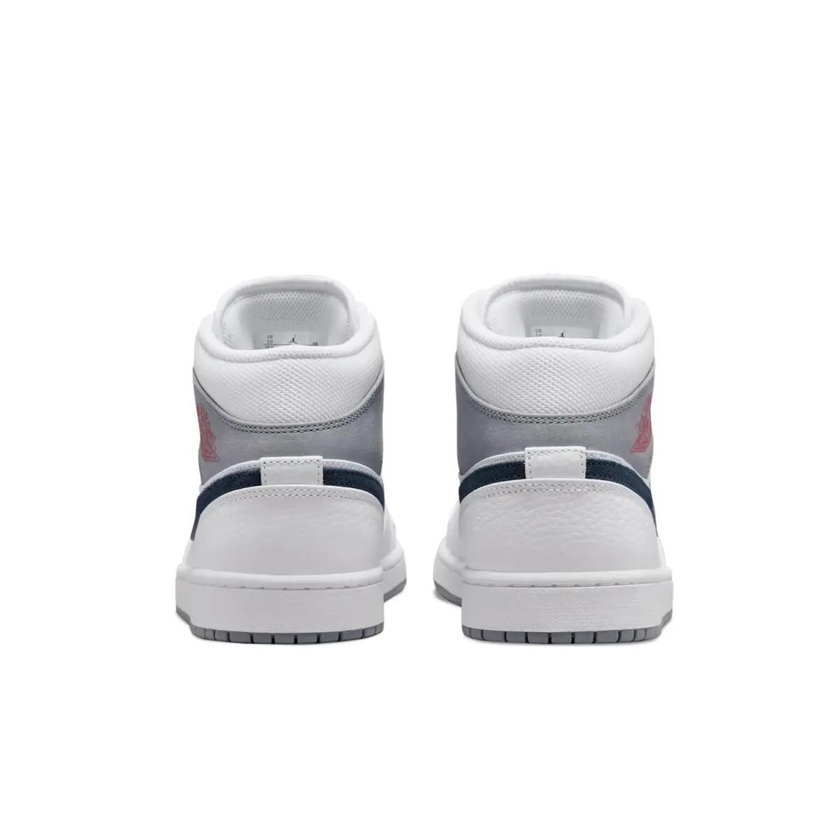 Jordan 1 Mid Paris White 5/6