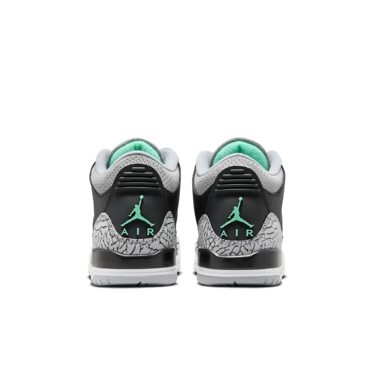 Jordan 3 Retro Green Glow (GS) 5/6
