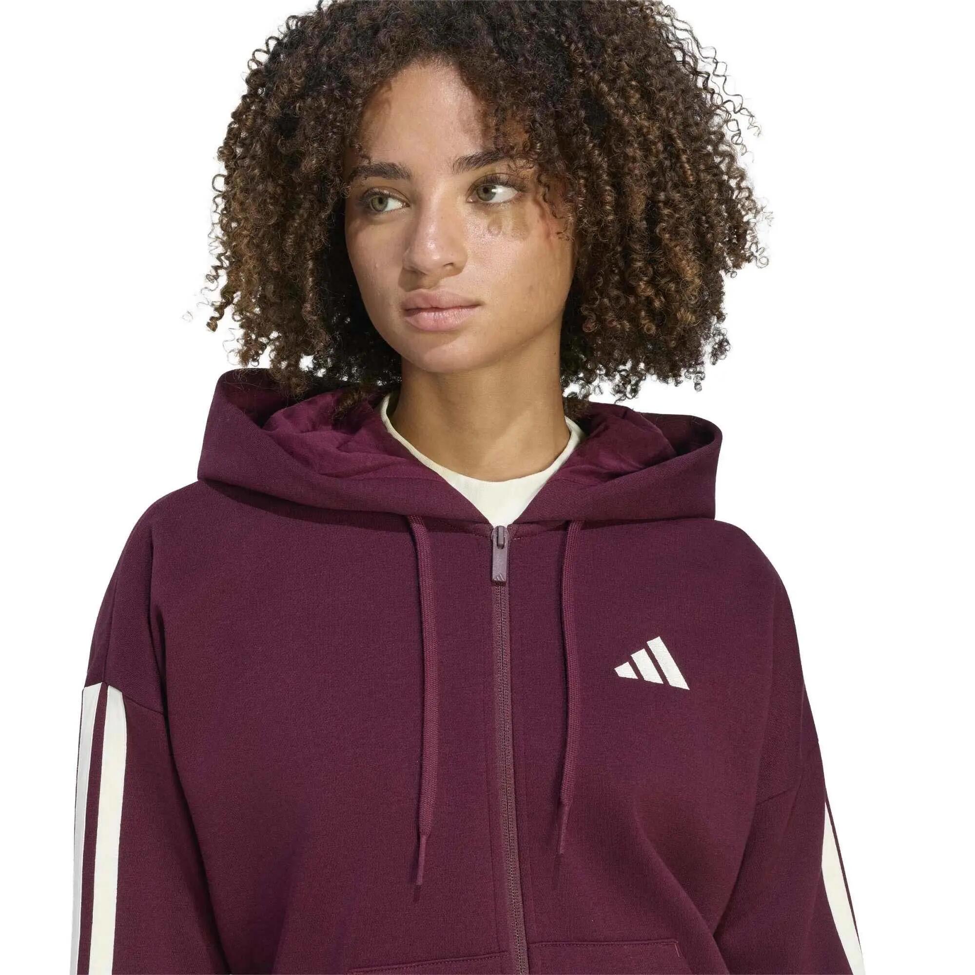 Sweat Adidas Sport W 3S Fl Fz Hd Femme 5/5