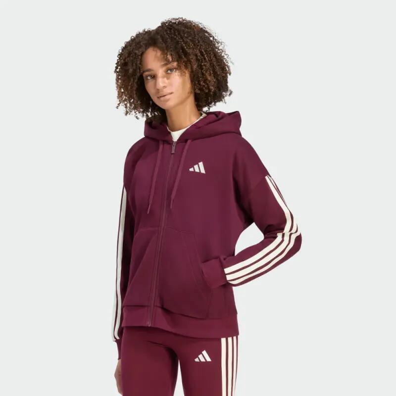 Sweat Adidas Sport W 3S Fl Fz Hd Femme 3/5