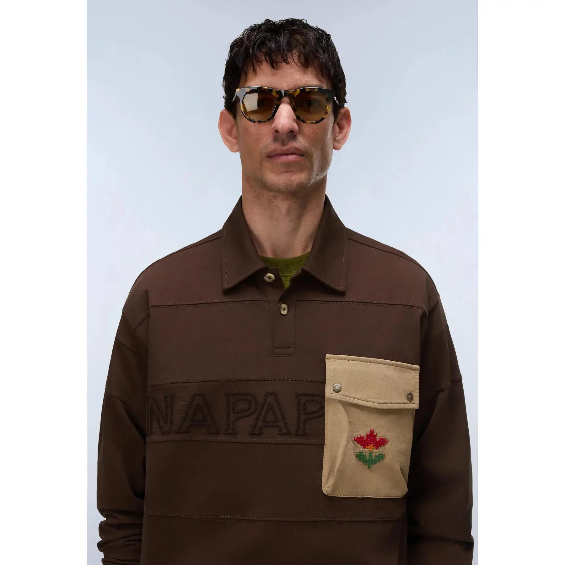 Polo de manga comprida Napapijri E-Bloom 7/7
