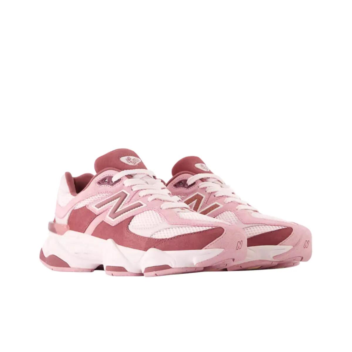 New Balance 9060 Pink Granite Washed Burgundy (GS) 4/6