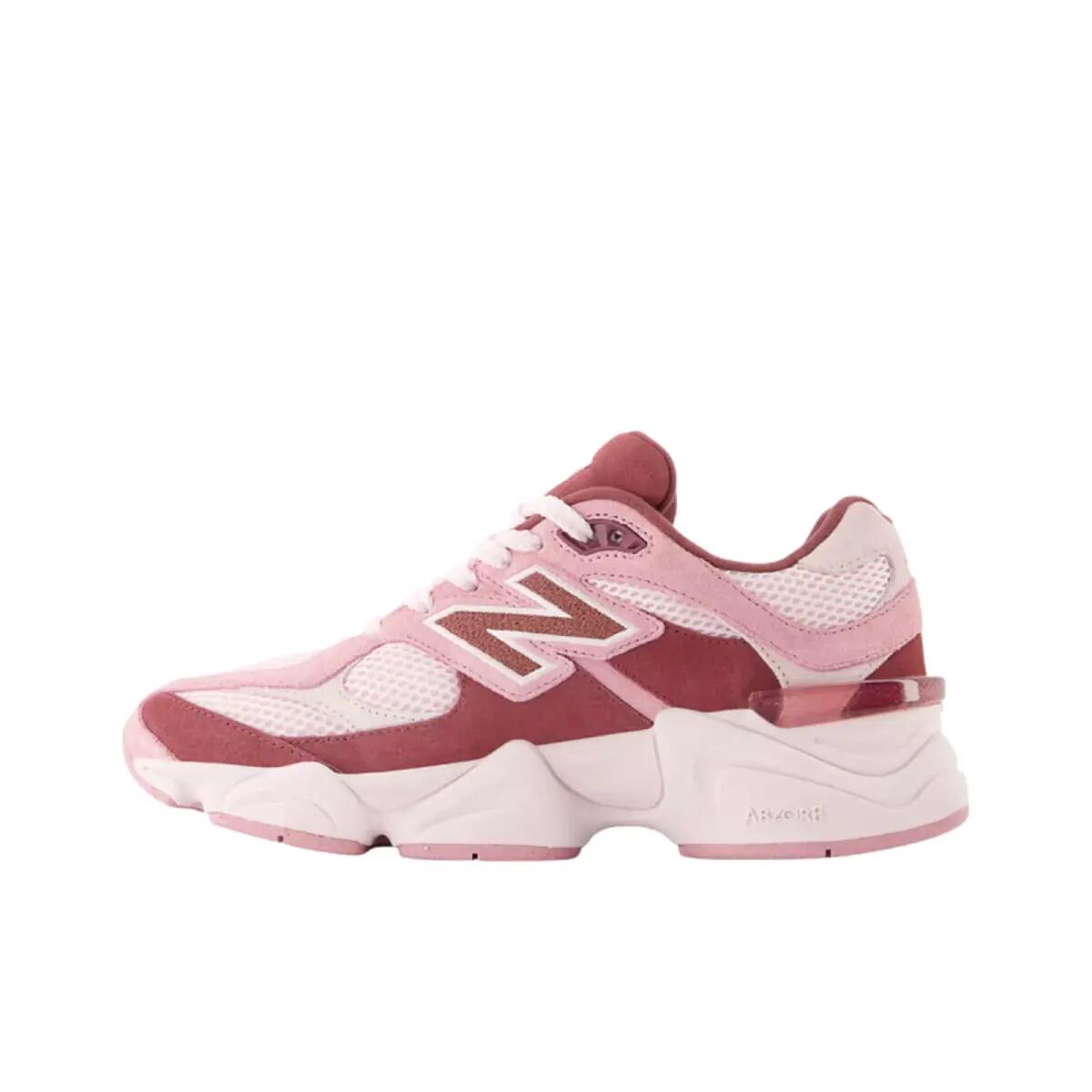 New Balance 9060 Pink Granite Washed Burgundy (GS) 3/6