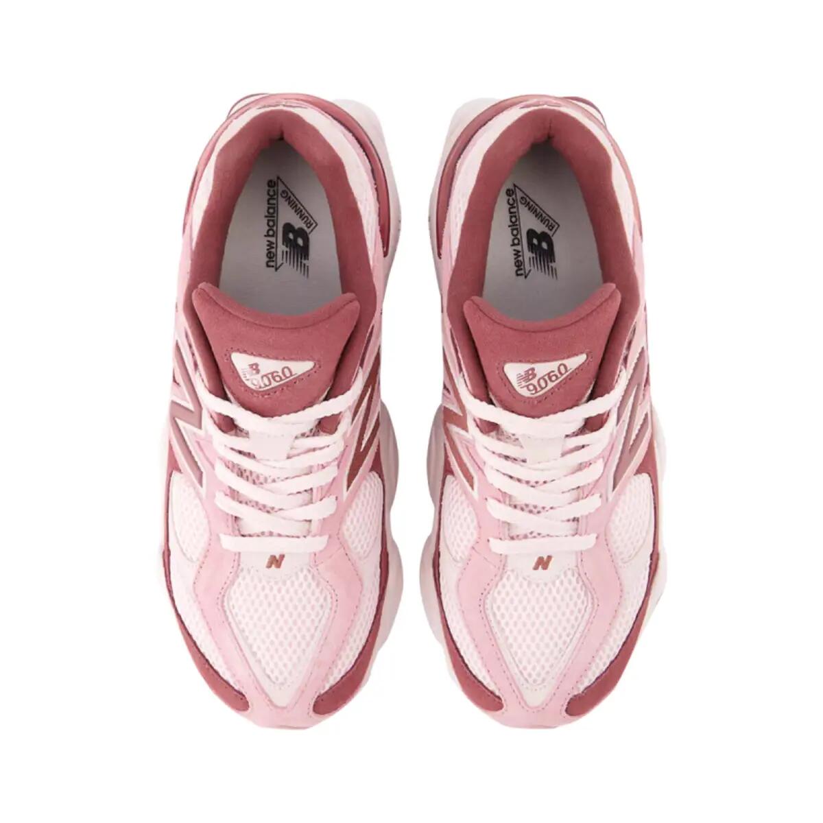 New Balance 9060 Pink Granite Washed Burgundy (GS) 2/6