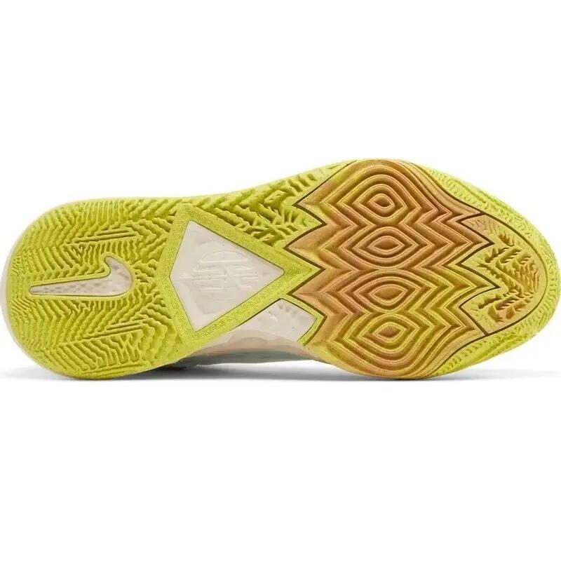 Chaussures de basketball Nike Sportowe Kyrie jaunes pour hommes 4/5