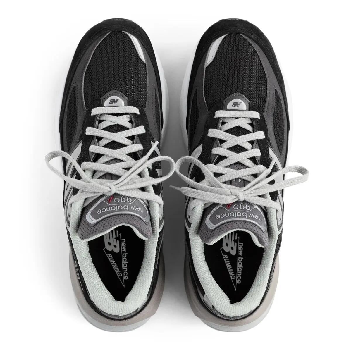 New Balance 990v6 MiUSA Black Grey White 5/5