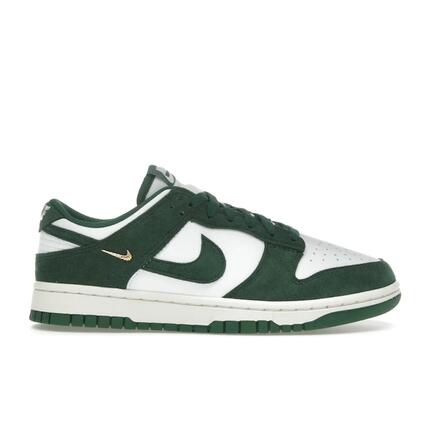 Zapatillas Nike Dunk Low Mujer Blanco/Verde Bosque/Oro Metálico