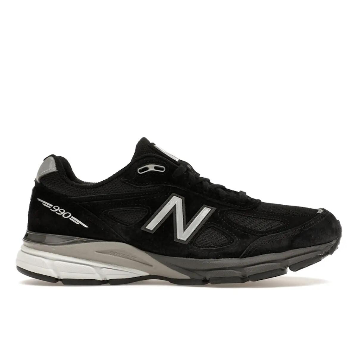 New Balance 990v4 MiUSA Zwart Zilver 1/6