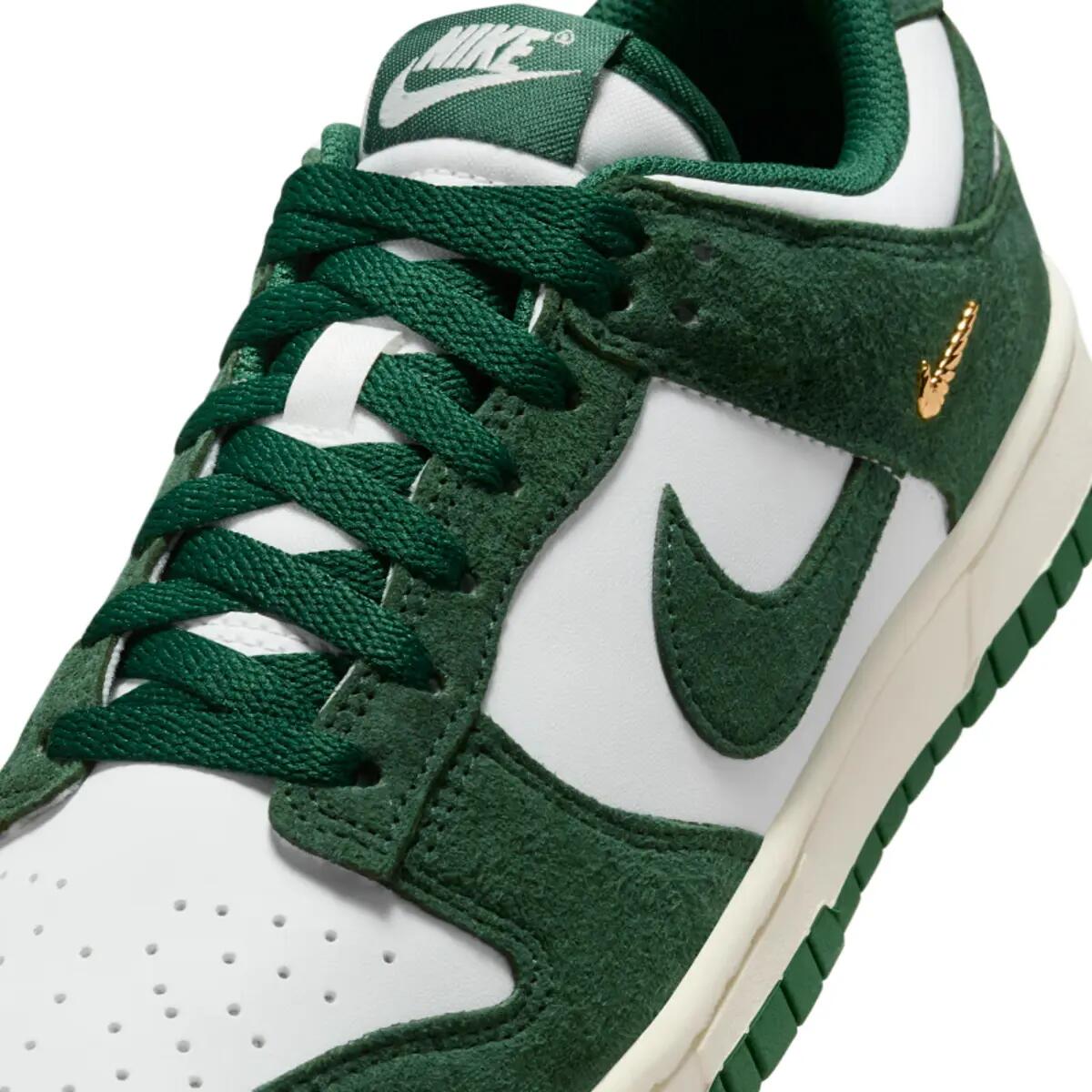 Nike Dunk Low Gorge Green Gold Mini Swoosh (Women's) 6/6