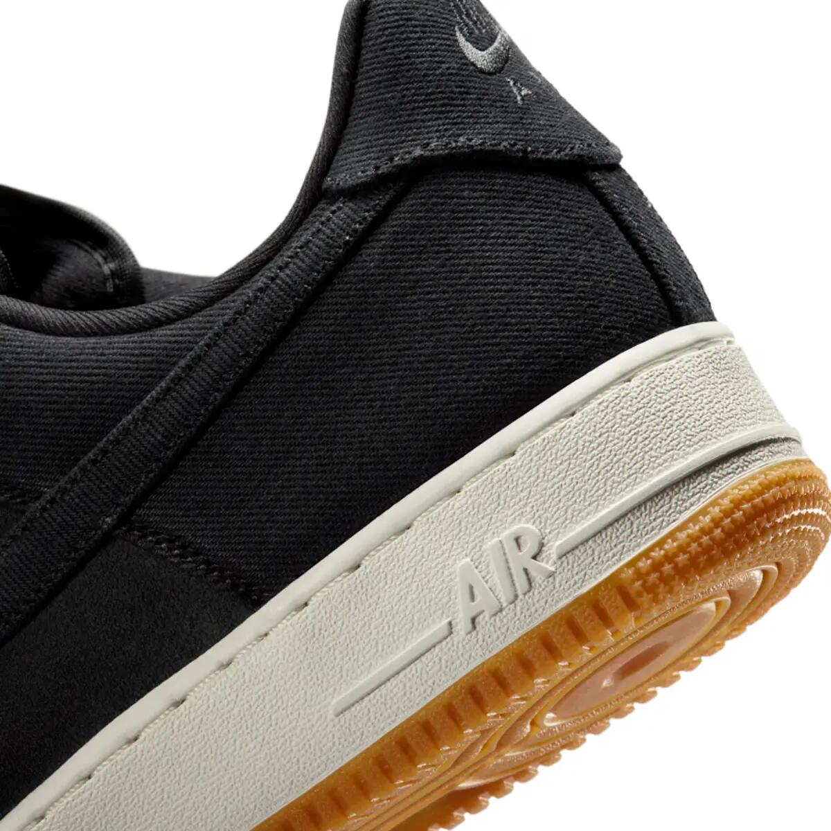 Nike Air Force 1 Low '07 LV8 Black Canvas 6/6