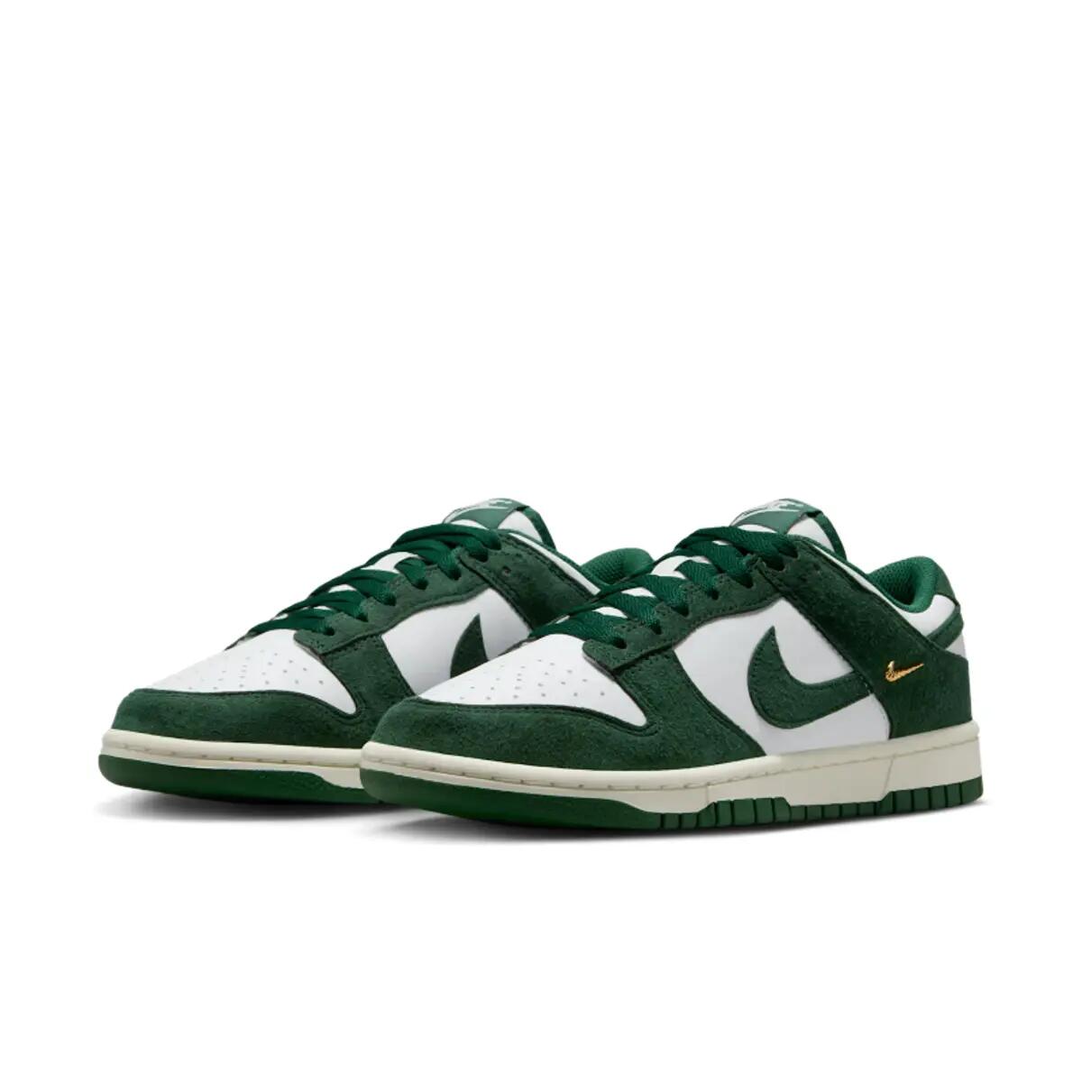 Nike Dunk Low Gorge Green Gold Mini Swoosh (Women's) 4/6