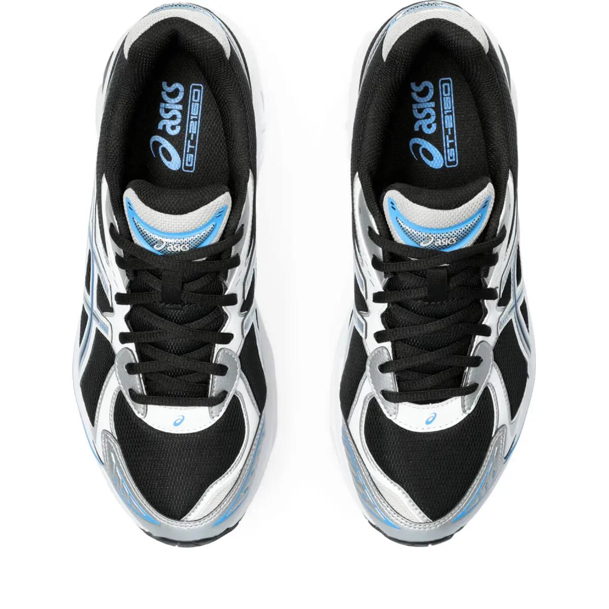 chaussures ASICS GT-2160 Black Pure Silver Bright Blue 6/6