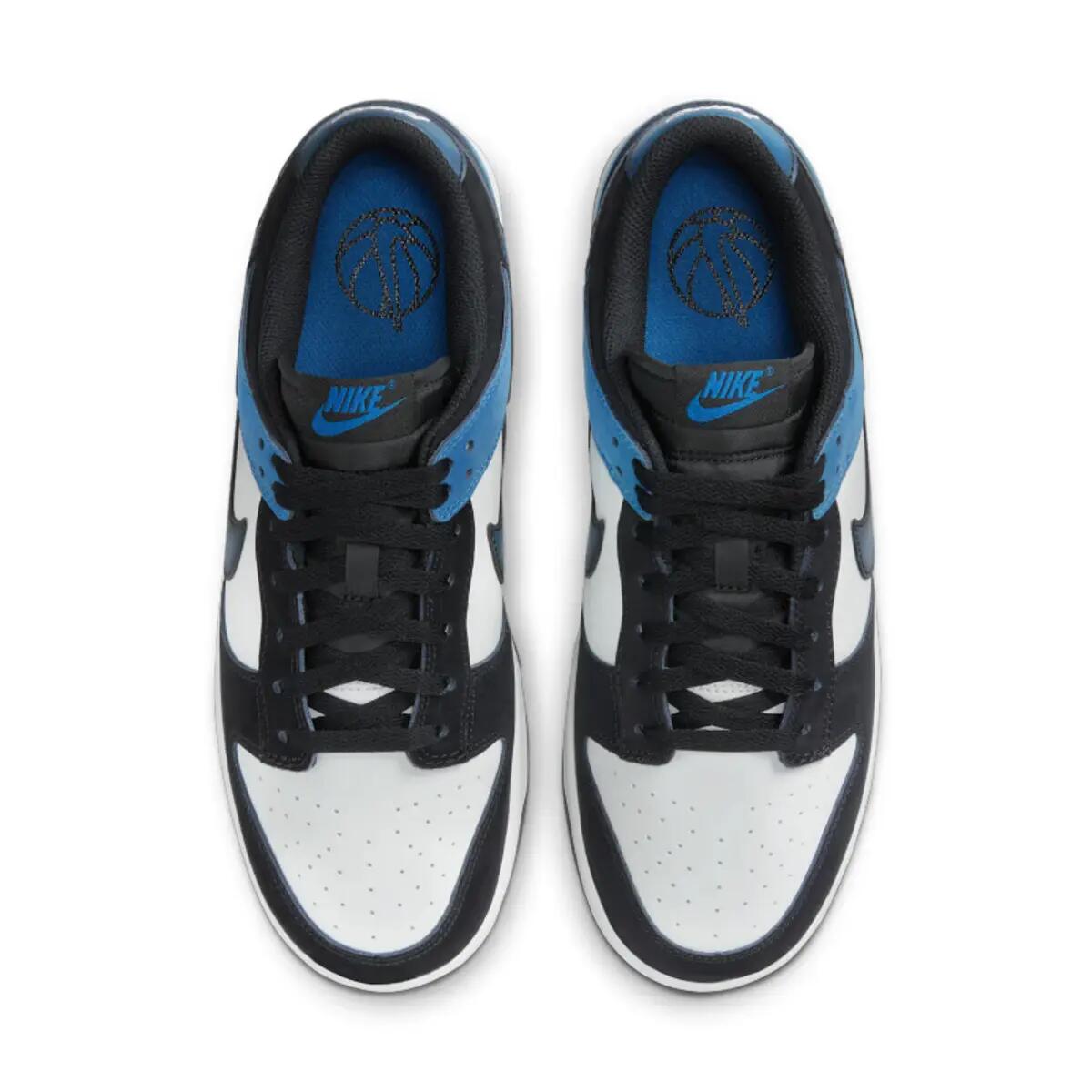 Nike Dunk Low Retro Weiß/Schwarz/Blau 4/6