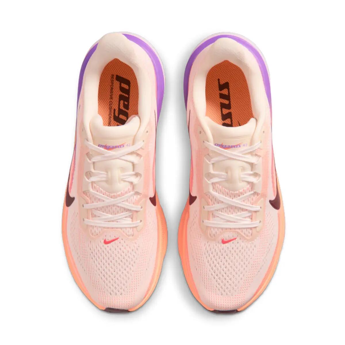 Nike Pegasus 42 (WMNS) Chalk Orange Pulse Bright Violet Ib1881 113 5/6