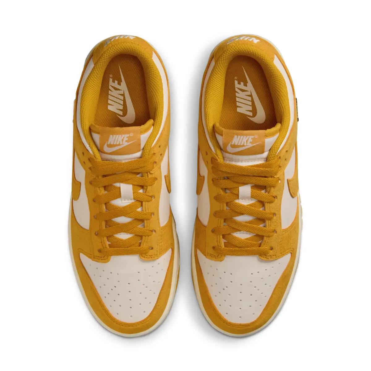 Nike Dunk Low Dark Sulfur Gold Mini Swoosh (Women's) 4/6