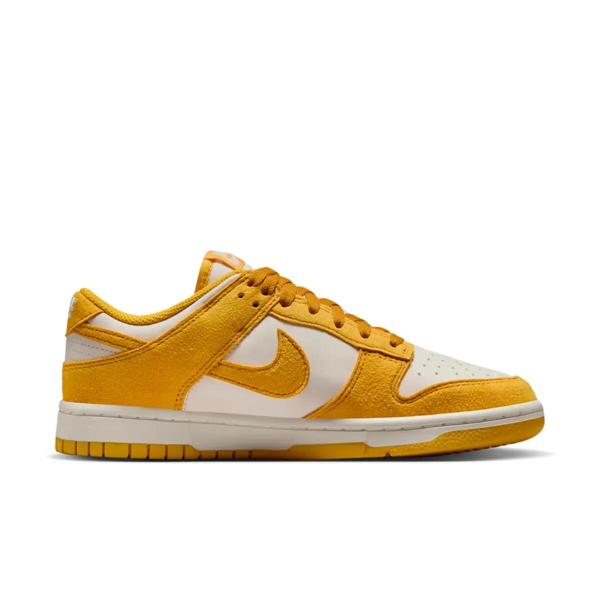 Nike Dunk Low Dark Sulfur Gold Mini Swoosh (Women's) 3/6