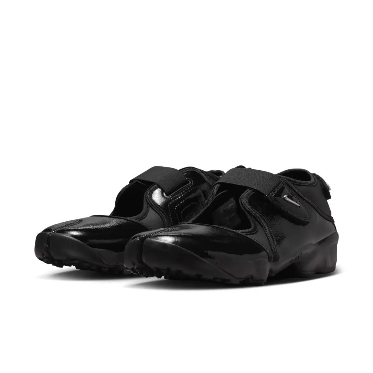 Nike Air Rift Black Metallic Silver (Women's) 4/6