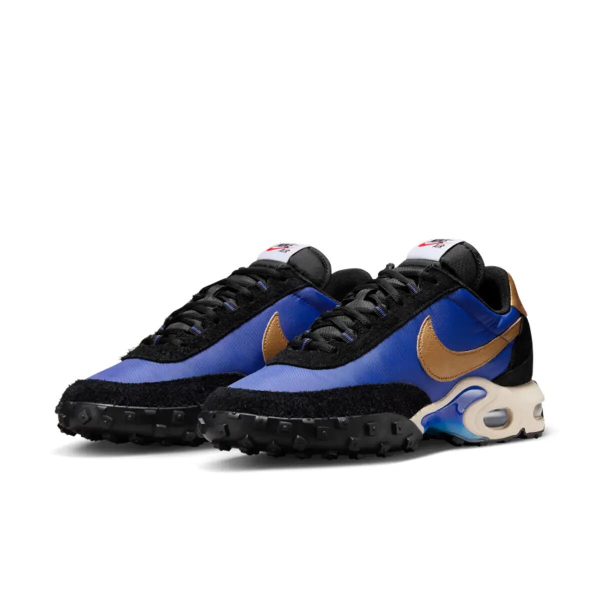 Nike Air Max Waffle Racer SP Hyper Blue Metallic Gold 4/6