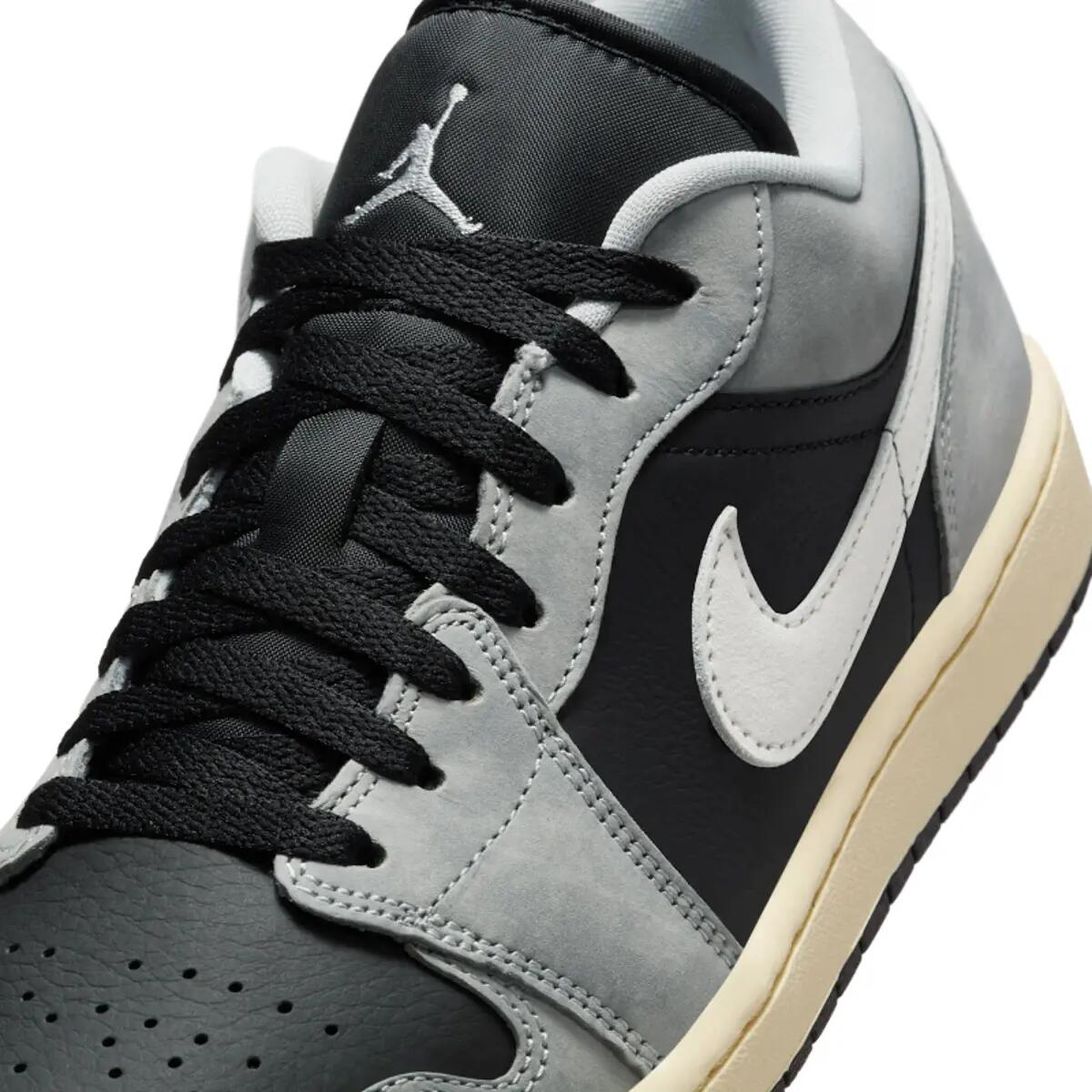 Air Jordan 1 Low Light Smoke Grey Off Noir 6/6