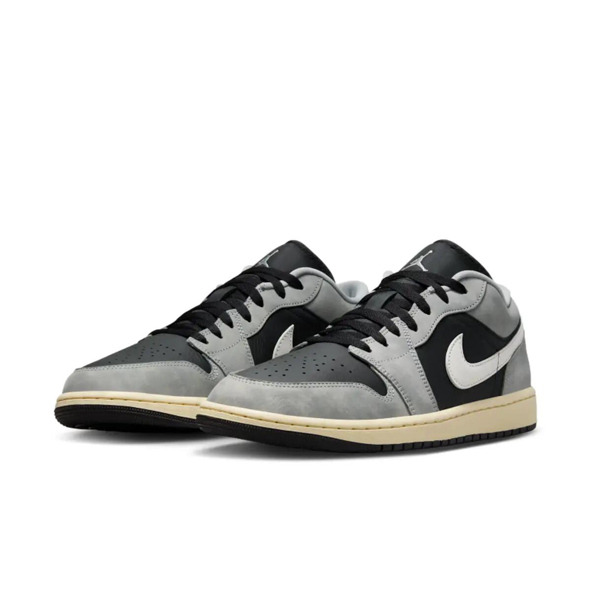 Air Jordan 1 Low Light Smoke Grey Off Noir 5/6