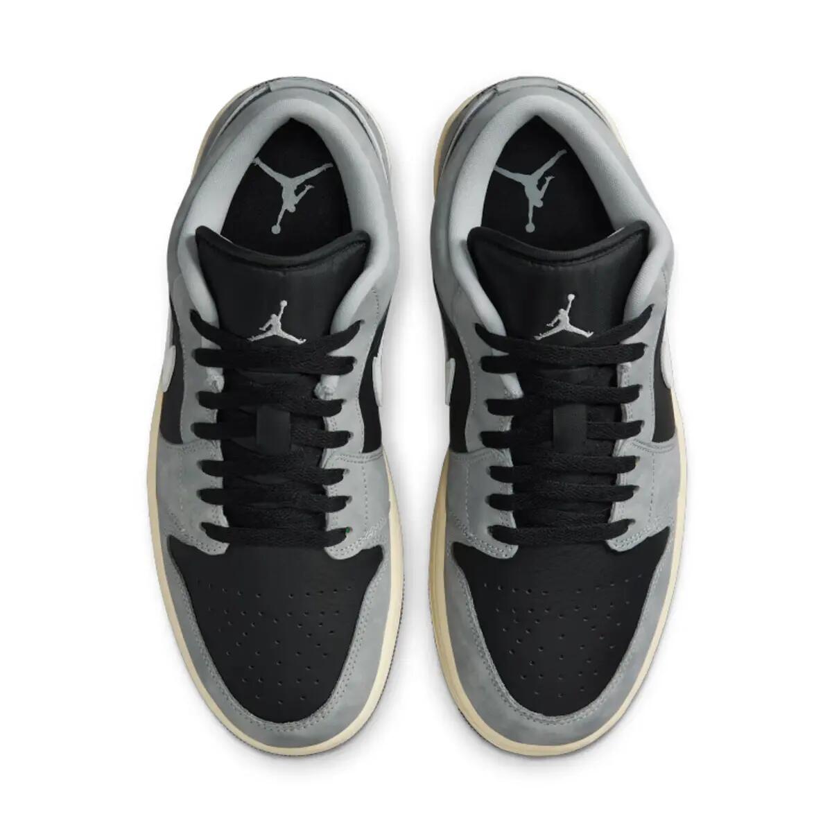 Air Jordan 1 Low Light Smoke Grey Off Noir 4/6