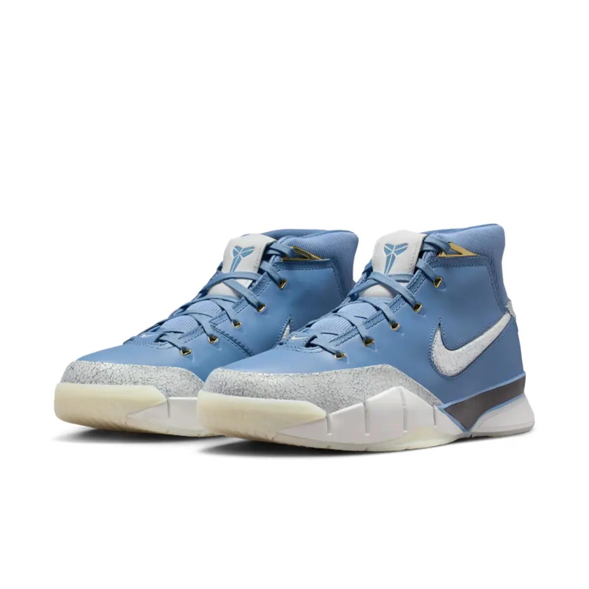 Basketballschuhe Nike Kobe 1 Protro Blau 4/9