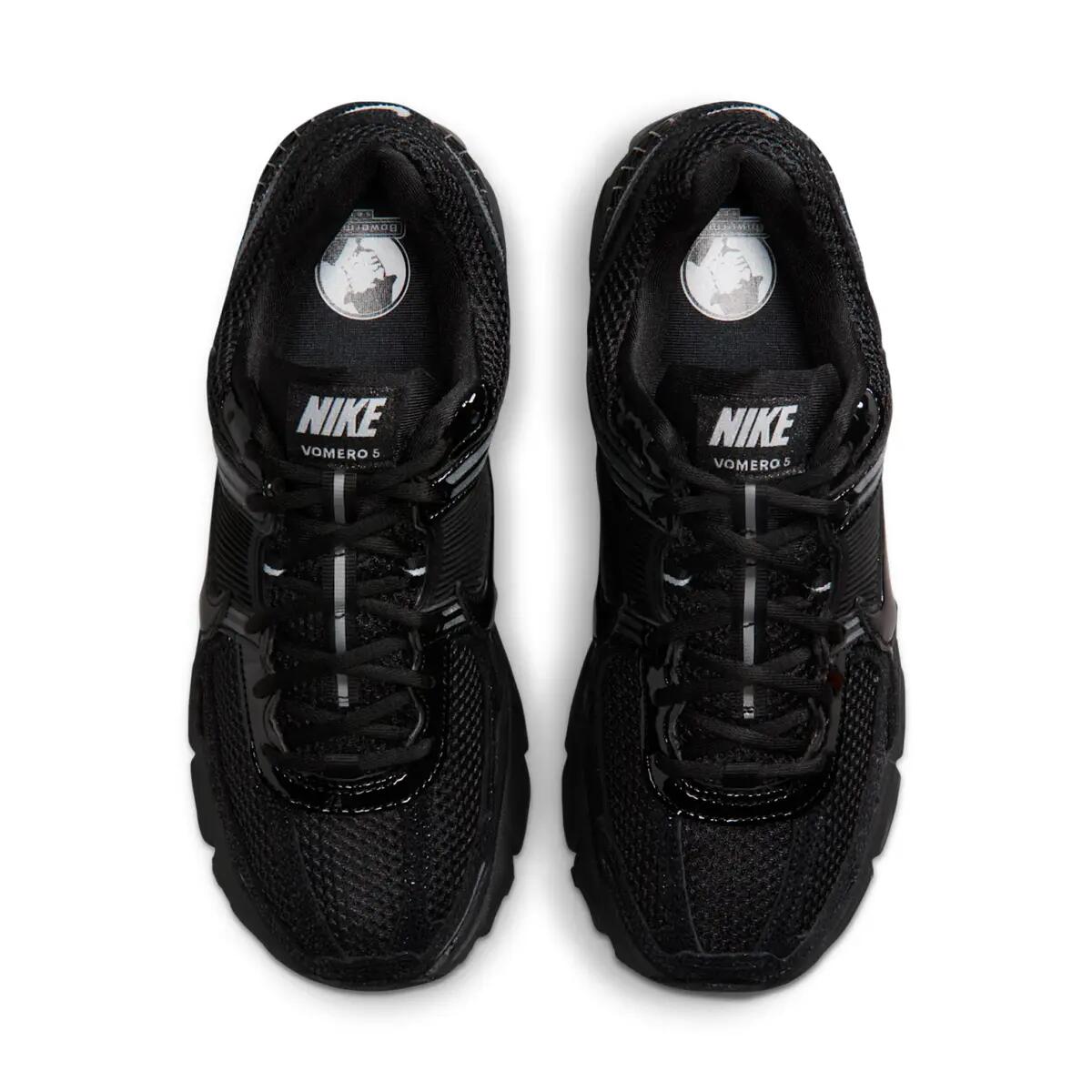 Nike Zoom Vomero 5 Black Patent (Women's) 2/6