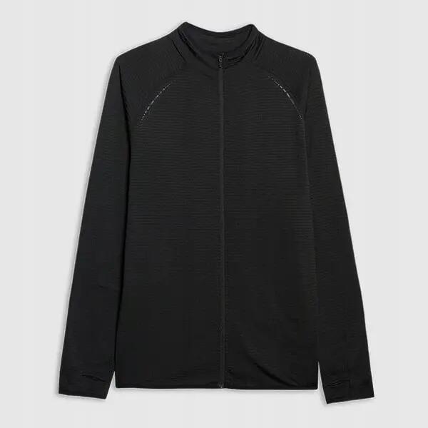 BLUZA MĘSKA 4F SPORTOWA TRENINGOWA SZYBKOSCHNĄCA TFSWM575 L  KOLOR CZARNY 11/12