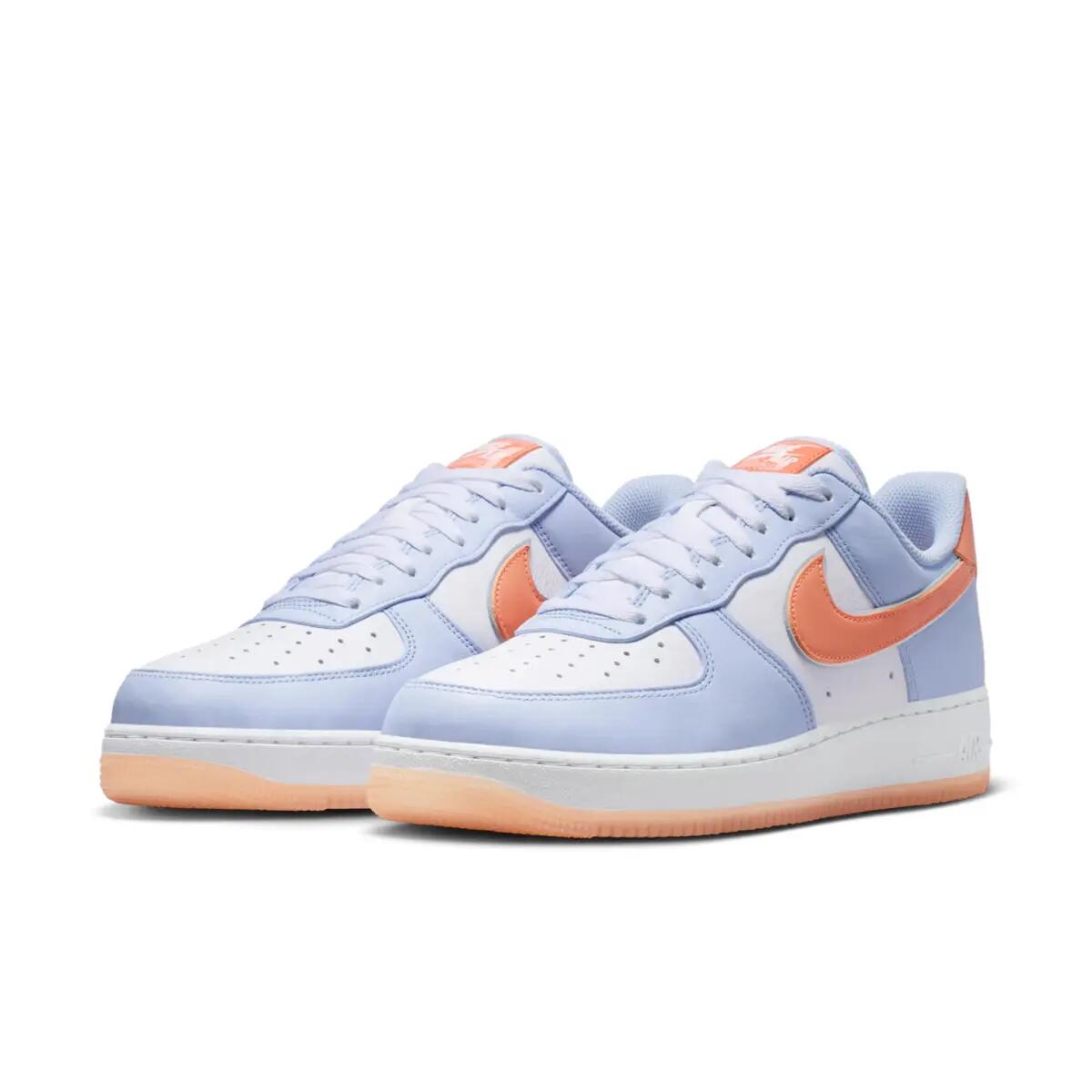 Nike Air Force 1 Low '07 Hydrogen Blue Orange Frost 3/6