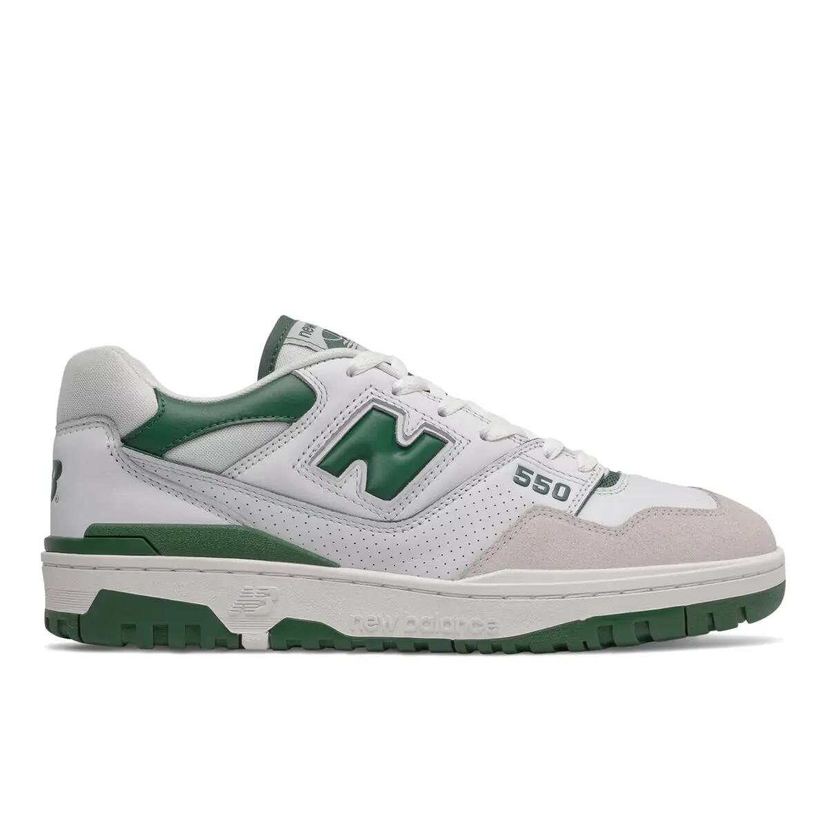 New Balance 550 White Green 5/5
