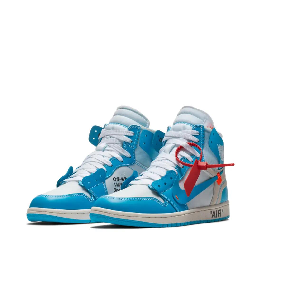 Air Jordan 1 Retro High Off White University Blue 4/6
