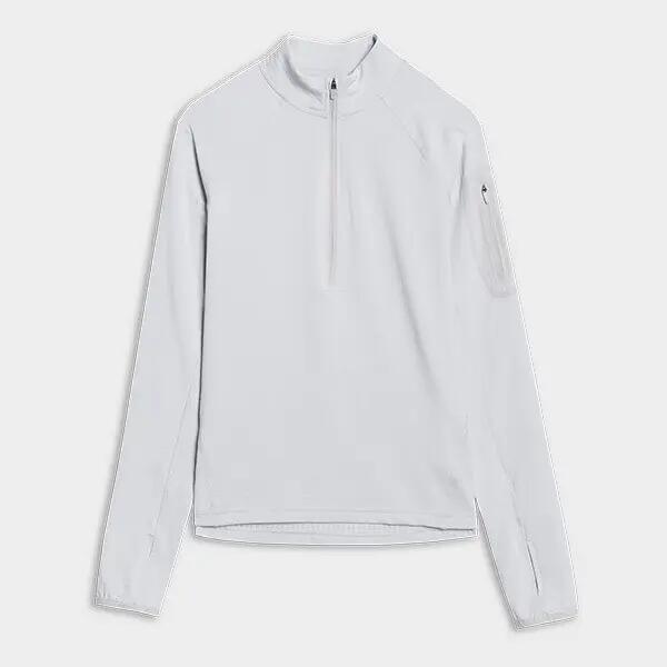 BLUZA DAMSKA 4F TREKKINGOWA SZYBKOSCHNĄCA TFSWF476 KOLOR SZARY 9/10