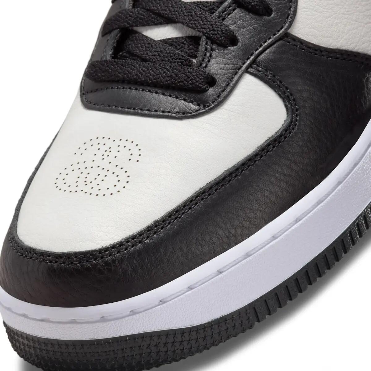 Nike Air Force 1 Mid Stussy Light Bone Black 5/6