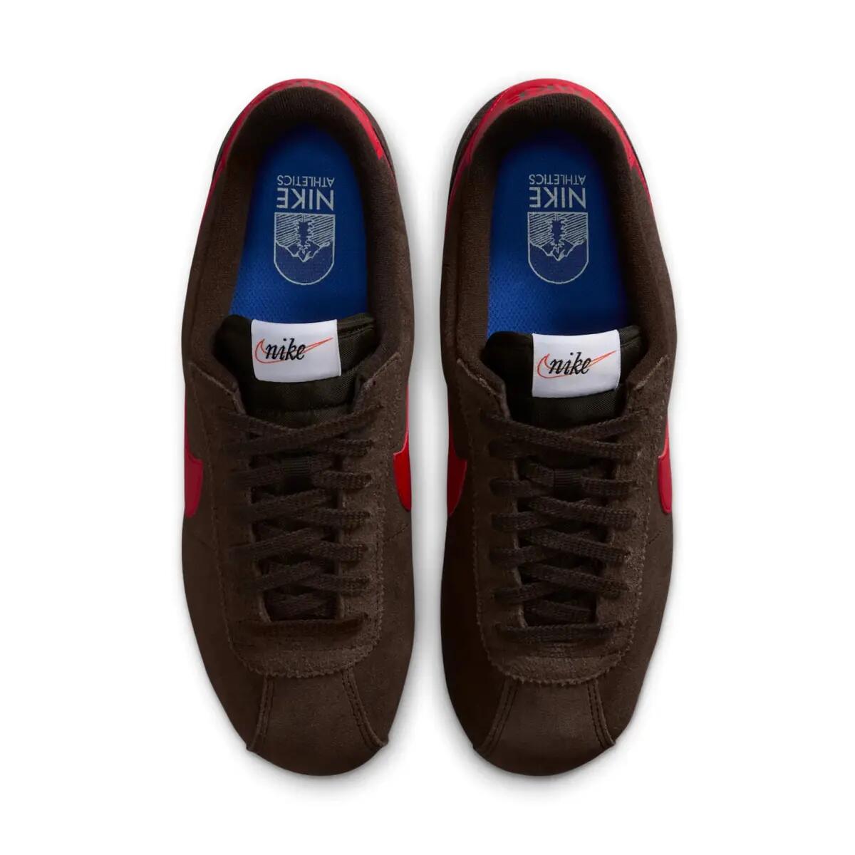 Nike Cortez Velvet Brown University Red (Women's) 3/8