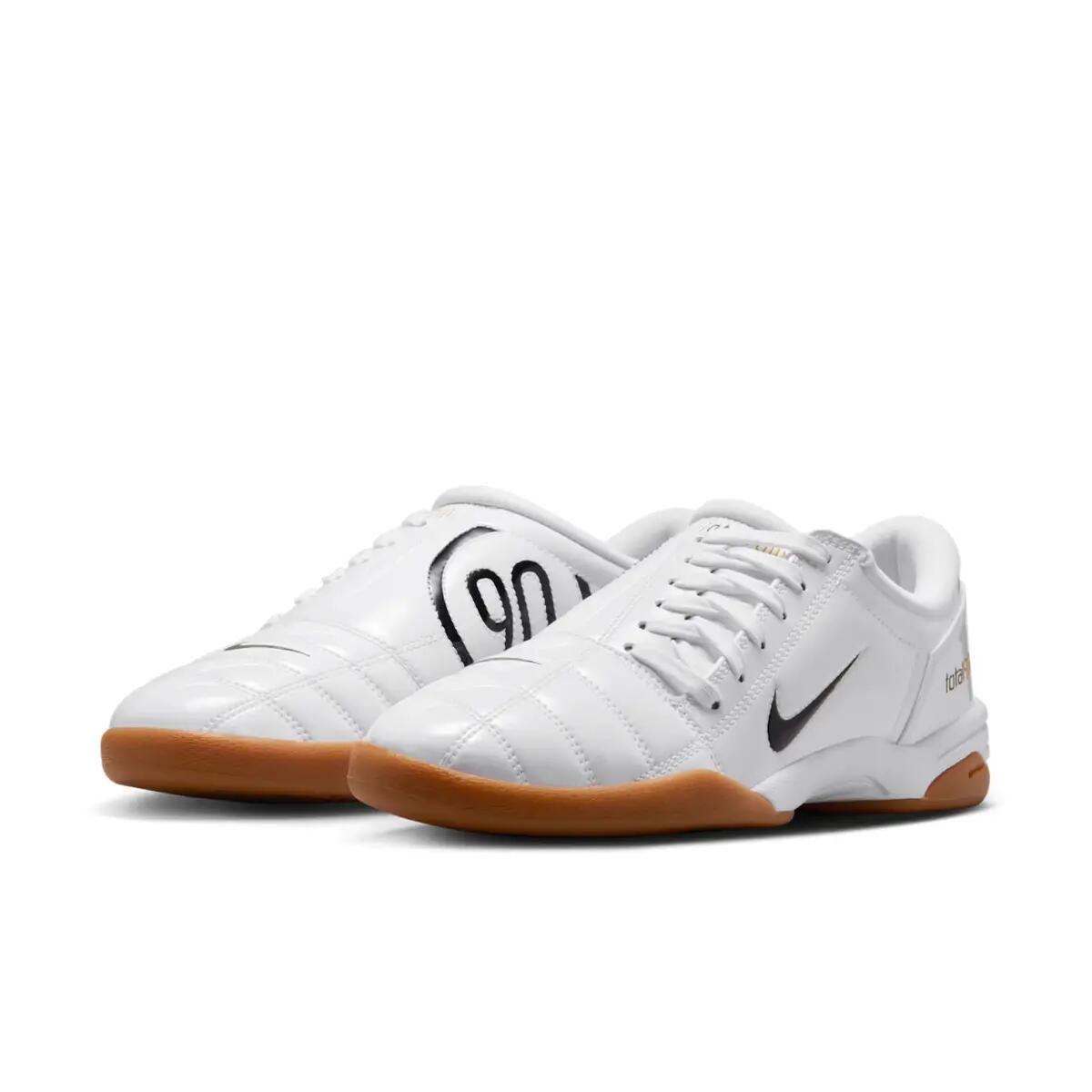Nike Total 90 3 Patent White Black (Women's) 3/6