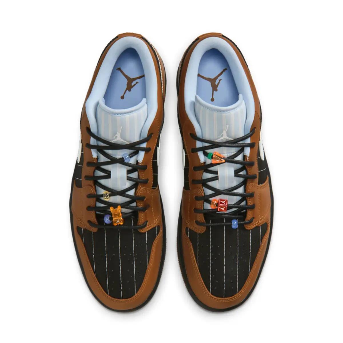 Jordan 1 Low SE Black Sail Light British Tan 5/6