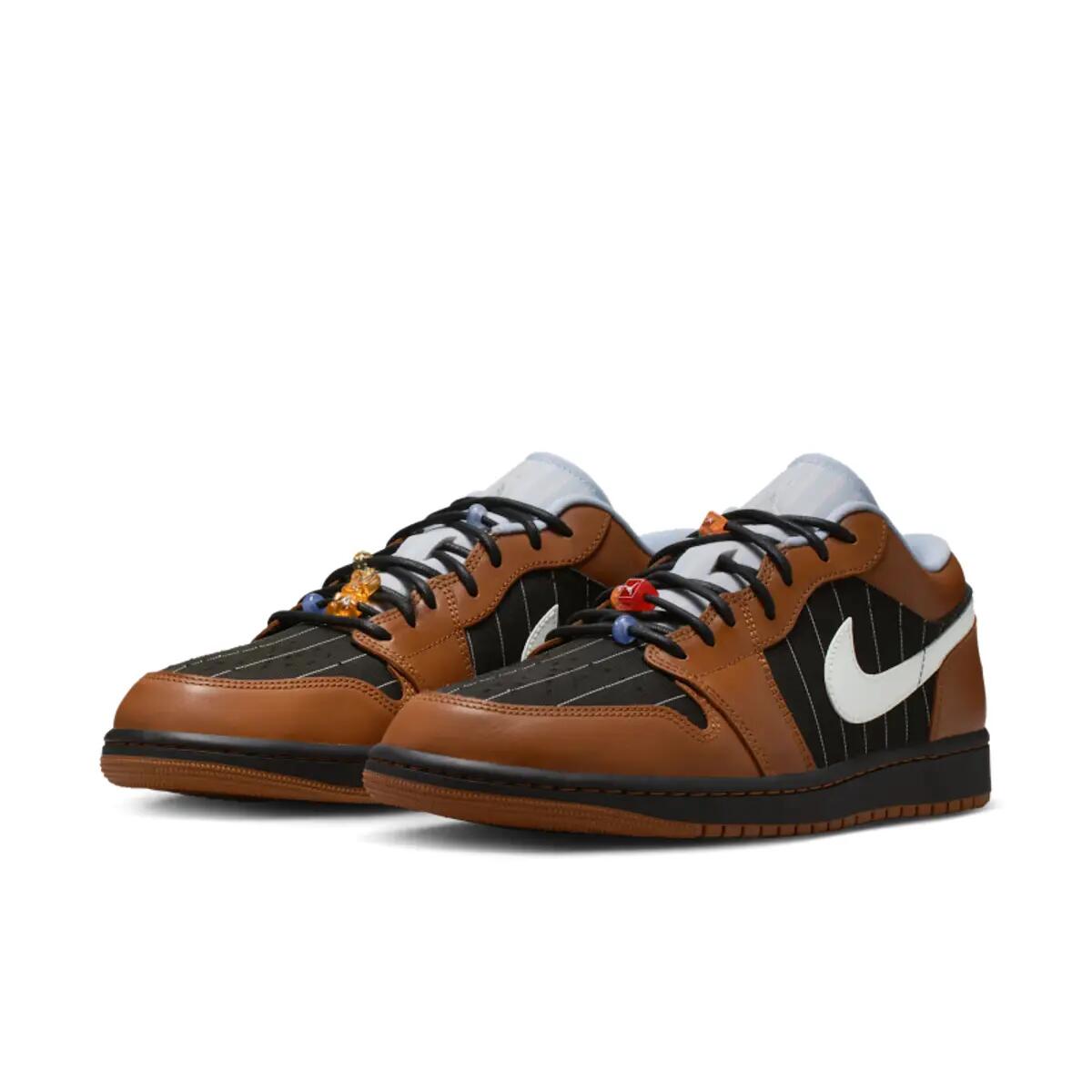 Jordan 1 Low SE Black Sail Light British Tan 4/6