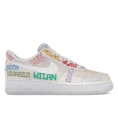 Nike air force 1 low world tour white