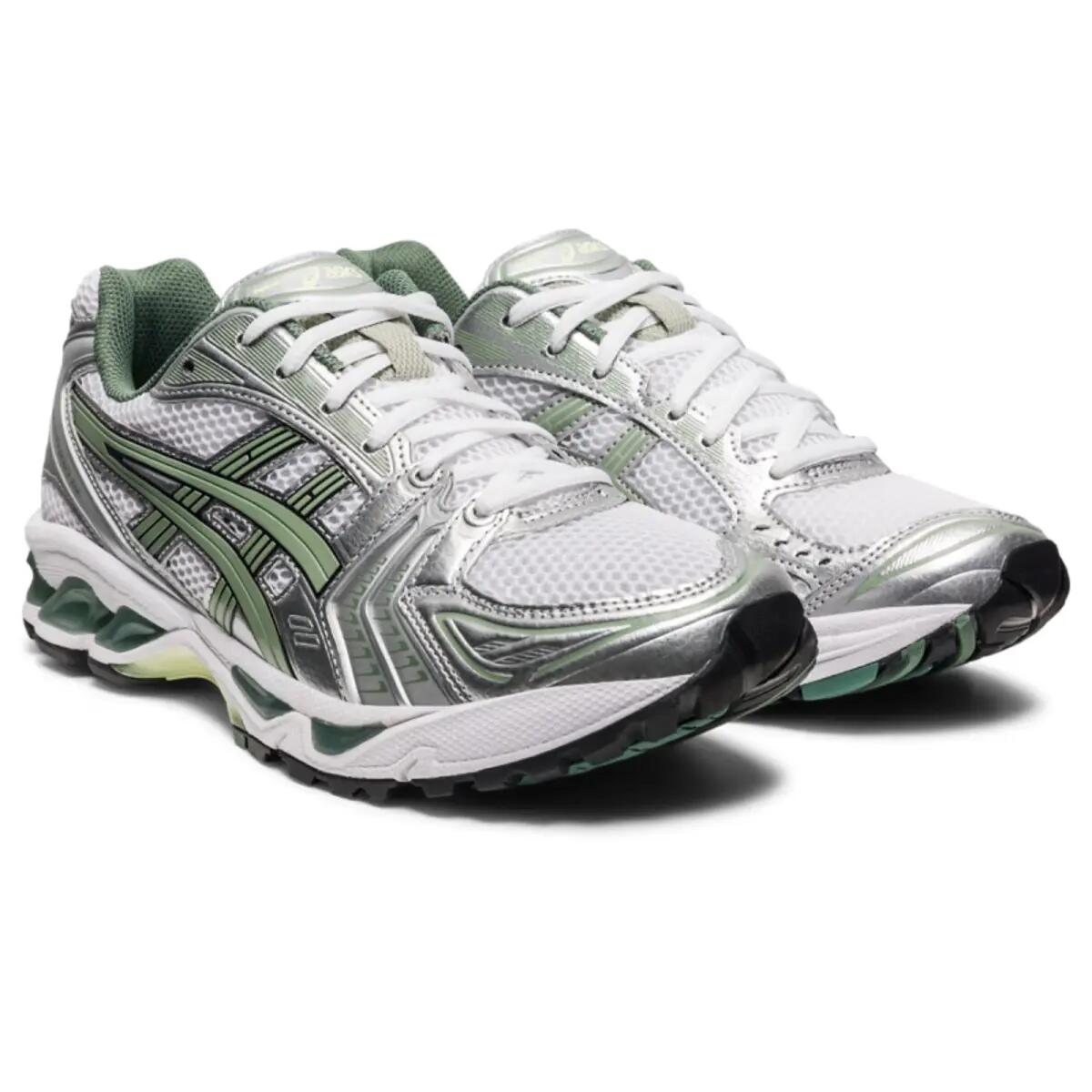 Asics Gel Kayano 14 White Pure Silver Slate Grey 5/6