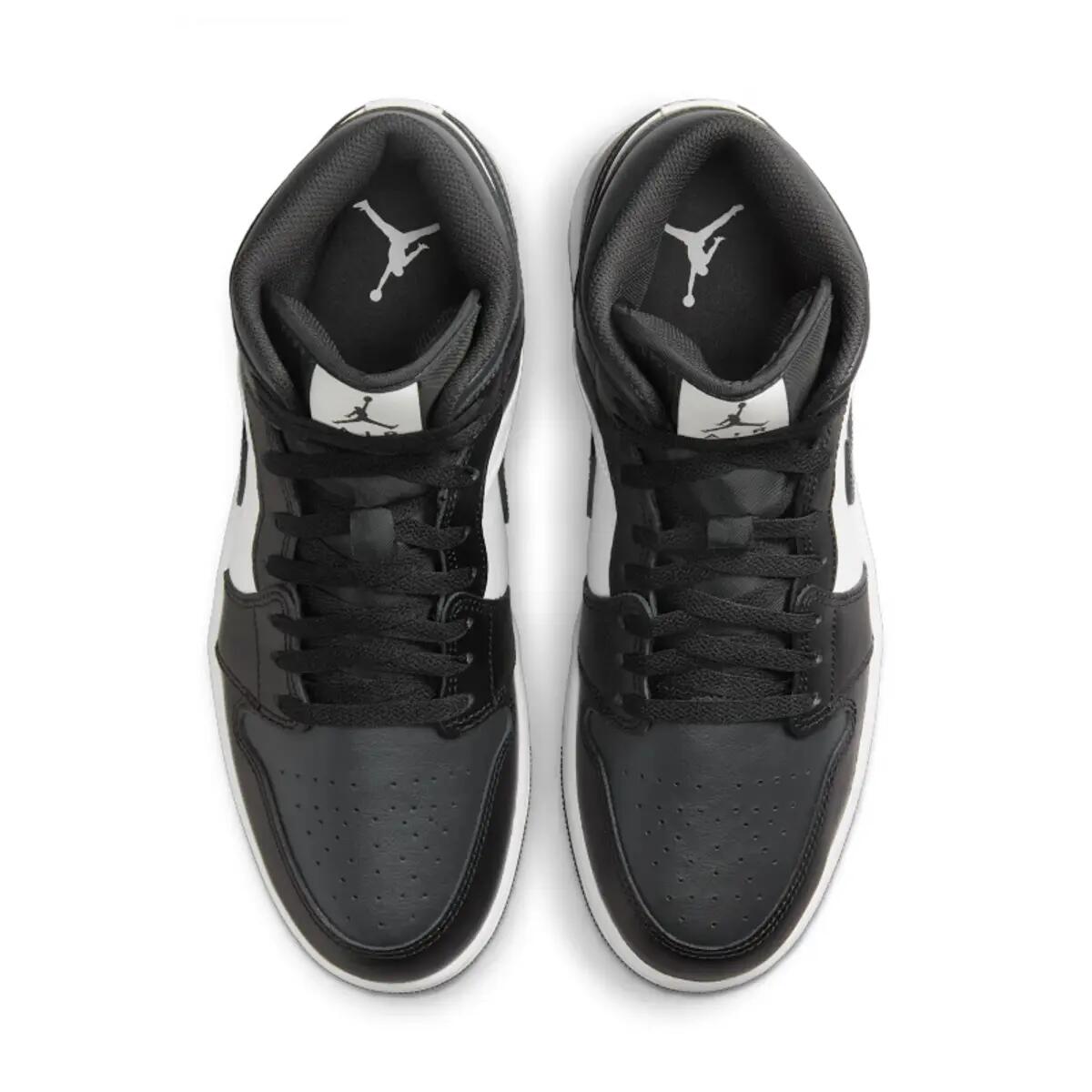 Zapatillas Nike Air Jordan 1 Mid Negro/Blanco 4/8