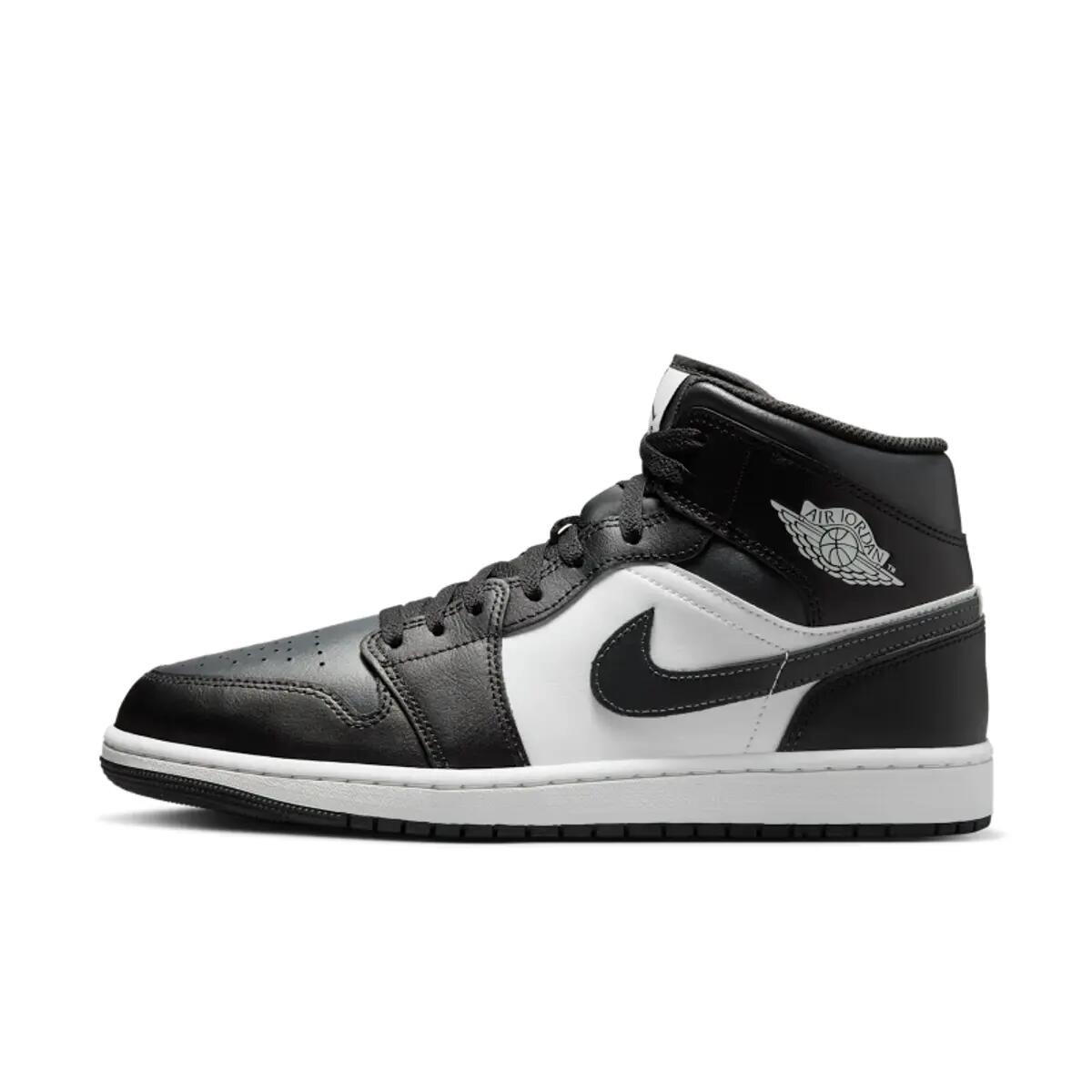 Zapatillas Nike Air Jordan 1 Mid Negro/Blanco 3/8