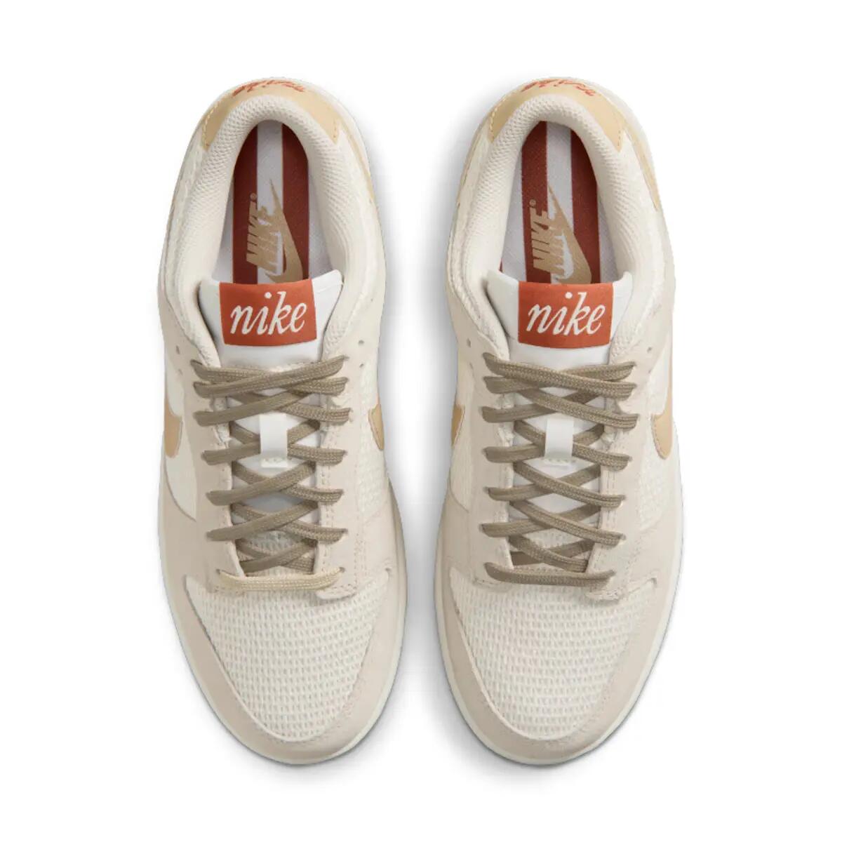 Nike Dunk Low SE Sail Light Orewood Brown Linen (Women's) 4/6