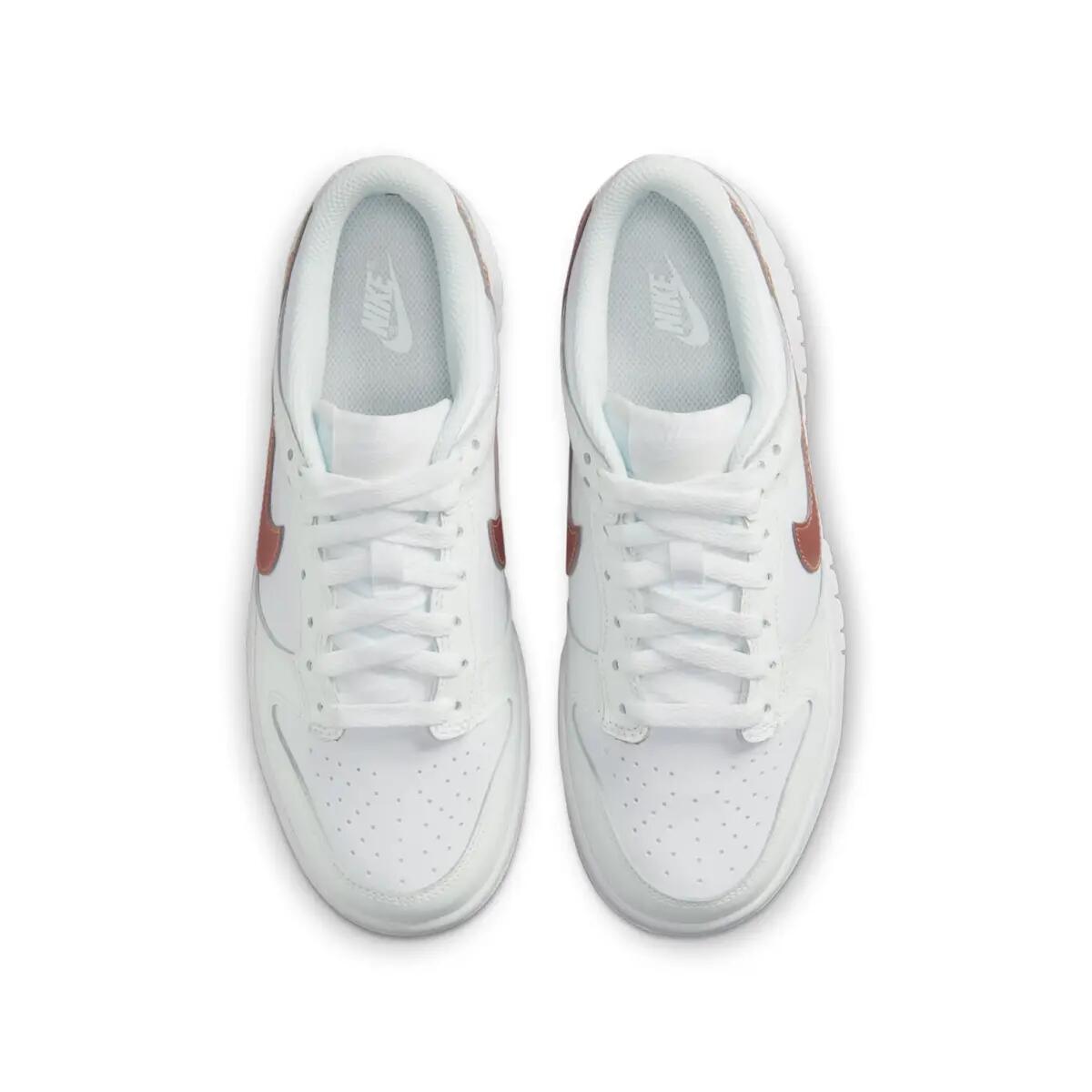 Nike Dunk Low White Pink (GS) 3/6