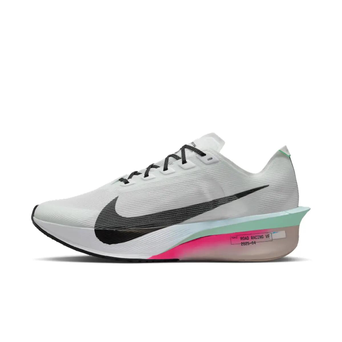 Nike ZoomX Vaporfly Next% 4 White Hyper Pink Mint Foam Black 3/6