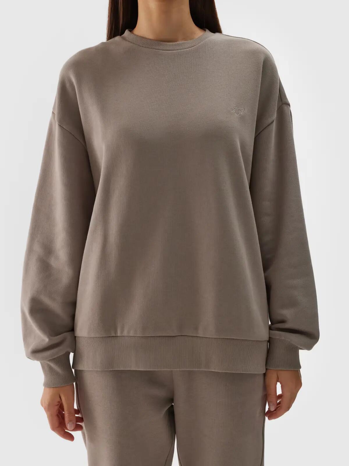 BLUZA DRESOWA 4F UNISEKS M MĘSKA DAMSKA NIEROZPINANA TSWSU1313  KOLOR NIEBIESKI 2/3