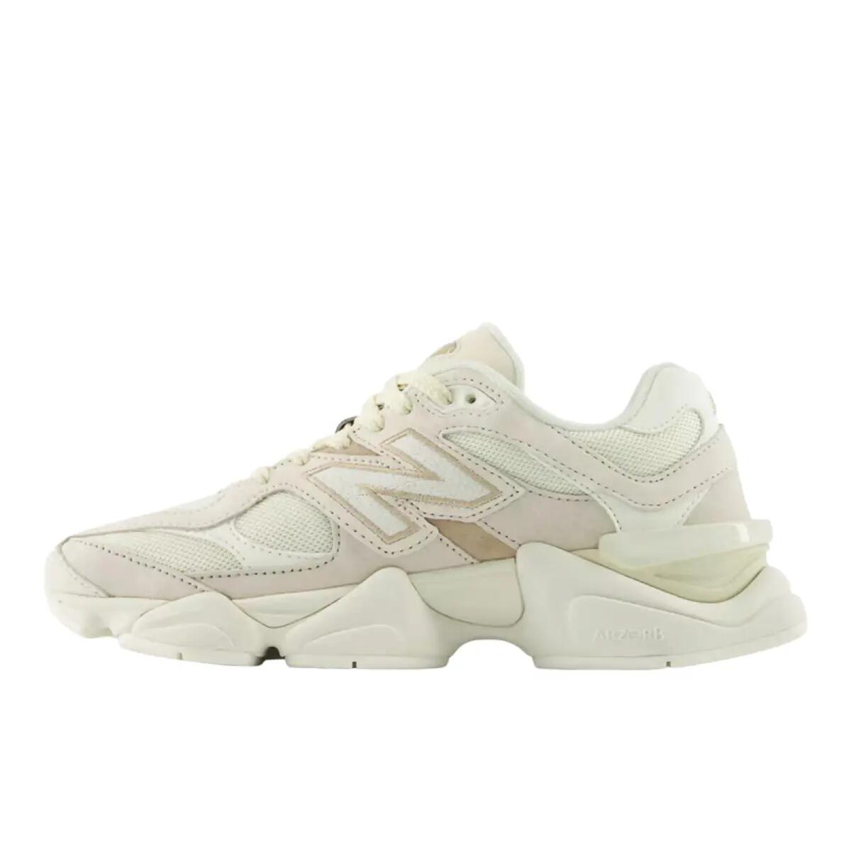 New Balance 9060 Beige White 3/5