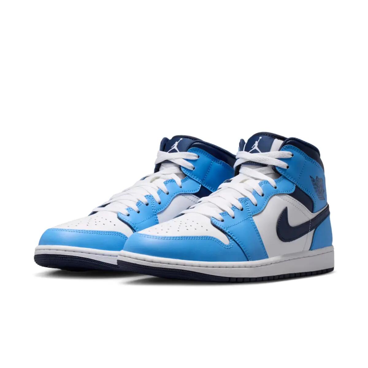 Air Jordan 1 Mid University Blue Midnight Navy Dq8426 405 5/6