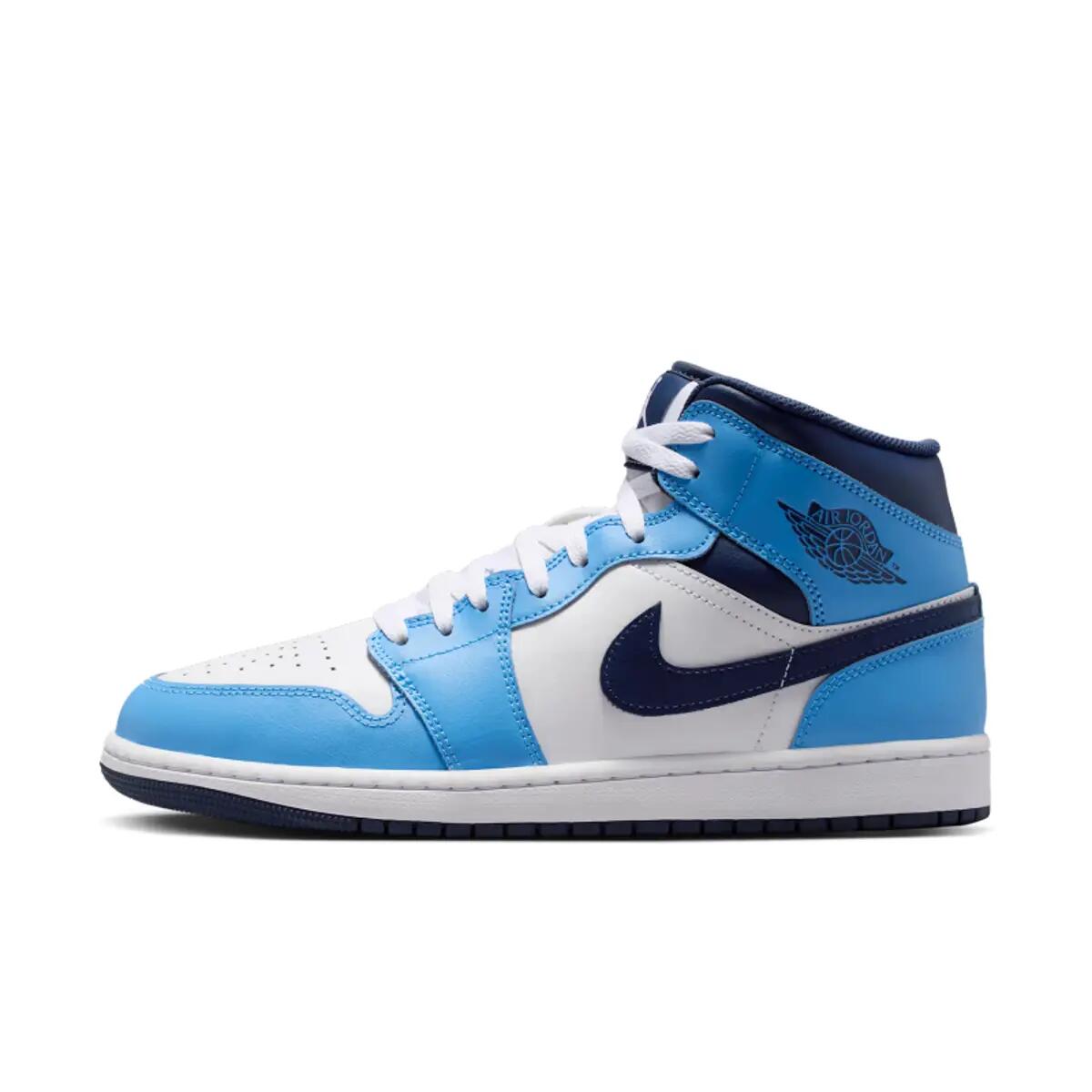 Air Jordan 1 Mid University Blue Midnight Navy Dq8426 405 2/6